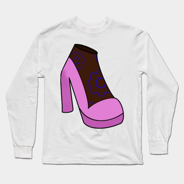 Shoe Long Sleeve T-Shirt by lizajambalaya